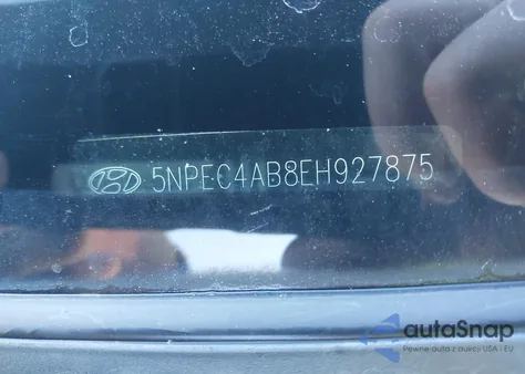 2014 Hyundai Sonata Se 2.0T z USA, uszkodzony, nr VIN 5NPEC4AB8EH927875